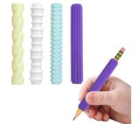 AWSOLAR 4 Pièces Embout Crayon à Machouiller, Embout Stylo à Mordiller pour Enfants Autistes ou Atteints de TDAH