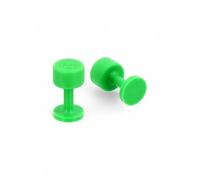 AWSPLASTIC Storm Tabs Adaptateur Adhésif PDR 12 mm Dead Center Colle Chaude Débosselage sans Peinture DSP - Bosses de Grêle (Couleur Vert - Paquet 5 Pcs) 00012DG
