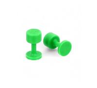 AWSPLASTIC Storm Tabs Adaptateur Adhésif PDR 13 mm Dead Center Colle Chaude Débosselage sans Peinture DSP - Bosses de Grêle (Couleur Vert - Paquet 5 Pcs) 00013DG