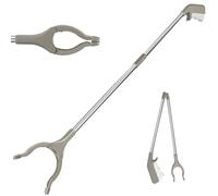 Awsuc 83cm Outils de Ramassage, Pince de Ramassage Pliante, Pince de Préhension Extension Pliable, pour Prise de la Corbeille, Ramassage des Déchets, Déchets de Jardin