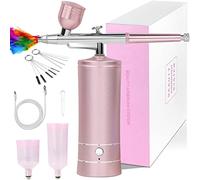 Awsuc Kit aérographe sans Fil avec compresseur, Mini Pistolet aérographe Portable, aérographe Rechargeable pour Ongles, Peinture de modèle