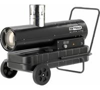 Awtools Chauffage au fioul, modèle 30kW avec système d'évacuation des fumées, idéal pour chauffer efficacement de grands espaces, puissance élevée, performance fiable et sûre.