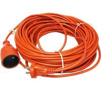 Awtools rallonge de jardin à prise unique 30m sans mise à la terre / 2x1,0mm / 10a / 230v / 2500w