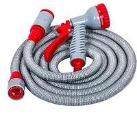 AWTOOLS Tuyau d'arrosage extensible 13,5 à 40 m 3 couches / pistolet 7-FUNKC.