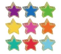 Awwertse 108 Pièces de Étoiles en Papier Colorées, Découpes D'Étoiles en Papier Multicolores, Confettis pour Tableau D'Affichage, Bricolages DIY, Décoration Murale Scolaire.