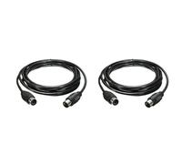 Awwertse 2X Câble D'Extension MIDI 5 Broches Mâle Vers Mâle Câble D'Extension MIDI de Haute Qualité pour Instrument de Guitare Piano Électrique 1M