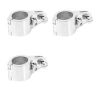 Awwertse 3X Glissière de Mâchoire Articulée par Dessus de Bimini de Bateau de 25Mm Convenant au Matériel en Acier Inoxydable 316 avec 6 Vis Faciles Installent