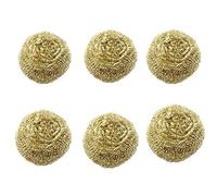 Awwertse 6 Paquets de Nettoyage de Panne de Soudure en Laiton de Remplacement de de Cuivre de Nettoyage de de Cuivre pour le Nettoyeur de Pointe de Station de Soudage