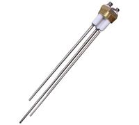 Awwertse Électrode de Niveau Liquide Mental de 1,3 Pouce, Sonde de Niveau D'Eau à Haute Température, Trois Pôles pour Pièces de Chaudières à Vapeur.