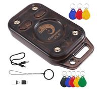 Awwertse Lecteur de Puces RFID Chameleon V3.0 + Émulateur de Carte à Puce Porte-Clés 8XUID, Copieur D'Étiquettes IC 125K 13,56M, Lecteur/Graveur NFC