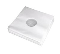 Awwertse Lot de 40 Pochettes de Protection Intérieures pour Disques Vinyles 7 Pouces avec Trou Central pour Boîtier de Rangement EP