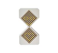 Awwertse Minuteur Numérique Sablier Réglable 1-30 Minutes, Minuterie à Gravité Libre, Cube à Flux Dynamique, Lampe de Nuit LED pour A.