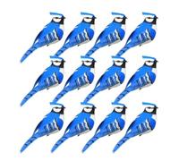 Awwertse Oiseaux pour Décoration : Ensemble de 12 Oiseaux en Plumes Artificielles avec Pince pour Affichage. Animaux Simulés.