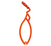 Awwertse Pince à Bûches à 2 Griffes avec Manche en Bois et Poignée Antidérapante, Outil pour Soulever, Manipuler, Traîner et Transporter des Bûches (50 Cm)