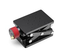 Awwertse Plate-Forme Élévatrice Manuelle Précise en Alliage D'Aluminium, Cric de Laboratoire, Type de Ciseaux, Course de Levage 55mm