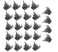 Awwertse Pointes de Mur de Clôture Pointes de Clôture de Sécurité Pointes de Mur de Clôture Anti-Intrusion Dispositif de Dissuasion de Clôture Anti-Escalade