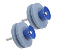 Awwertse Pour le Pointu de Couteau en Pierre de Jardin pour les Accessoires de Tondeuse de Pelou