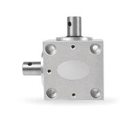 Awwertse Réducteur à Angle Droit avec Pignon Conique, Rapport 1:1, Sortie Arbre de 15 Mm, Module 1.5, Acier 20.