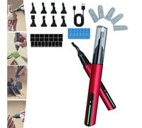 Awwertse Stylo de Ponçage Électrique Alternatif, Ponceuse Alternative, Stylo de Ponçage à Chargement USB pour Ponçage, Polissage