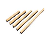 AWWVRLMM 4 pièces deux couleurs épissage poignée de meubles noir or cuisine salle armoire porte tiroir bouton décoration la maison matériel