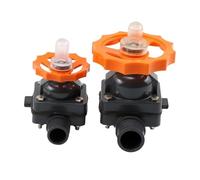 AWWVRLMM Vanne à diaphragme de Porte OD20~110mm, raccords tuyaux d'eau industriels, Adaptateur d'irrigation réservoir d'aquarium, connecteurs Jardin(OD50mm(DN40))
