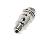 AWWVRLMM Vanne d'échappement mécanique à air pneumatique TAC-3P, 2 Positions, 3 Voies, Filetage Interne M5, 1/8 "BSP, vanne Externe(TAC-3P,No Fittings)