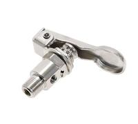 AWWVRLMM Vanne d'échappement mécanique à air pneumatique TAC-3P, 2 Positions, 3 Voies, Filetage Interne M5, 1/8 "BSP, vanne Externe(TAC-3P-34T,with 8mm Fitting)