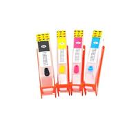 AWXGFVKZ 4COLOR 655 670 La Cartouche à Encre de rechargeage Le Jeu de Cartouche Fonctionne avec Le DeskJet Ink Advantage 3525 4615 4625 5525 6525 Encre de Remplacement Compatible avec Arc(HP670)