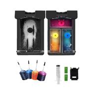 AWXGFVKZ Kit d'encre de Recharge pour la Cartouche à Encre 667 667xl Compatible avec l'avantage de l'encre de Bureau 1275 2374 2375 2376 2775 2776 imprimantes(1set Ajouter de l'encre)