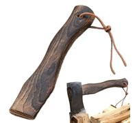 AX Handle - Comfortable Wooden Replacement | Ergonomic Hatchet Handles for Small Axe | Short Solid Wood AX Handle Replacement for Camping, Chopping, and Outdoor Work | Durable Curved Grip