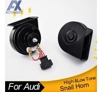 Ax Klaxon D'escargot À Tonalité Haute Et Basse, Double Étanche, 12v, 110-129db, Pour Audi A4 B5 8d 1994 1995 1996 1997 1998 1999 2000 2001 ("Nipseyteko")