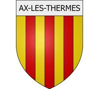 AX-Les-Thermes 09 Ville Stickers Blason Autocollant adhésif - 12 cm