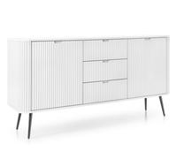 AX LIVING Armoire à tiroirs Commode Salvia KSZ168 168 cm de large, Blanc