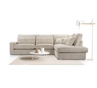 AX LIVING Canapé crème Celleri Mini petit canapé d'angle design moderne 280R