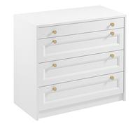 AX LIVING Commode avec miroir Raiane K4S Coiffeuse avec lumières 90