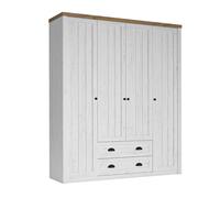 AX LIVING Grande armoire "Palmano S4D" - 171cm, pin d'Andersen