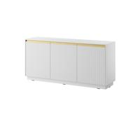 AX LIVING Sideboard Modern Lirio K154 154 cm de large, stylé, blanc
