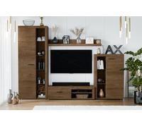 AX LIVING Spacoro Meuble-paroi Chêne Lefkas Armoire de salon 270 cm