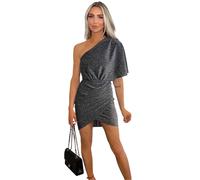 AX Paris - Robe courte 1 manche motif/style Scintillant - Femme (GT36593)