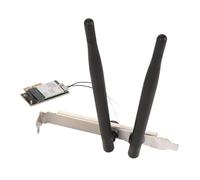 AX210NGW PCIE 6E Carte 5374MBP Antenne Détachable Antenne Inadaptable Module Réseau sans Fil Haute Vitesse pour Ordinateur Fixe Portable Performance Optimisée Connexion Stable