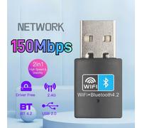 AX900 WiFi6 adaptateur USB Bluetooth 5.3 double bande 5G 2.4G 2in1 Wifi 6 Mini USB Dongle récepteur réseau sans fil pilote gratuit - Type 150Mbps BT4.2