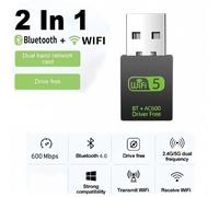 AX900 WiFi6 adaptateur USB Bluetooth 5.3 double bande 5G 2.4G 2in1 Wifi 6 Mini USB Dongle récepteur réseau sans fil pilote gratuit - Type 600Mbps BT4.0 WIFI 5