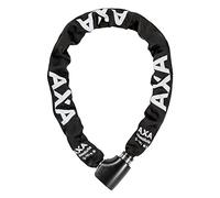 AXA Absolute 9 Antivol de vélo, Chaîne antivol, Cadenas pour vélo et scooter, Sécurité 14 sur 15, 90 cm x 9 mm, Housse en polyester noir