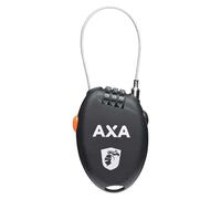 Axa-Basta Antivol à câble Roll – Serrure à code numérique – 75 cm – Ultra léger – Noir