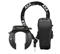 AXA Atlas Large + chaîne à emboîter ULC 130 + Sacoche de Selle - Kit de Verrouillage de Cadre - Niveau de sécurité 14 - Clé Non arrachable