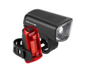 AXA Dwn 50 Lux USB Kit d'éclairage pour vélo - 11 Heures d'autonomie