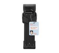AXA Fold 130 Antivol Pliable - Longueur 130 cm - Niveau de sécurité 9 - Support avec Compartiment pour étiquette de Suivi - avec 2 clés