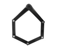 AXA Fold 85, Antivol vélo pliable, Cadenas vélo, Pour vélo, Vélo électrique, VTT, Sécurité 9 sur 15, 85 cm x 7 mm, Noir