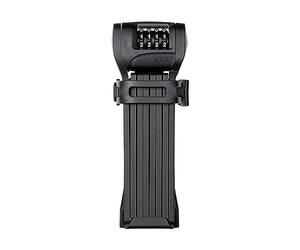 AXA Fold Lite C100 Antivol de vélo pliable léger avec serrure à combinaison Niveau de sécurité 7 Compatible avec tous les cadres Longueur 100 cm Noir
