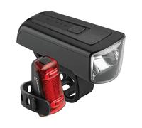 Axa-Basta Kit d'éclairage Dwn 70 – 70 lux, rechargeable USB, homologué StVZO